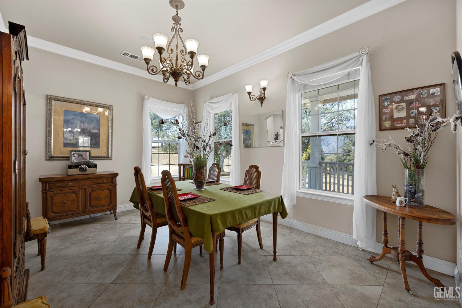 Undisclosed Address Caliente, CA 93518 - Photo 19 of 73 a view of a dining room with furniture window and outside view