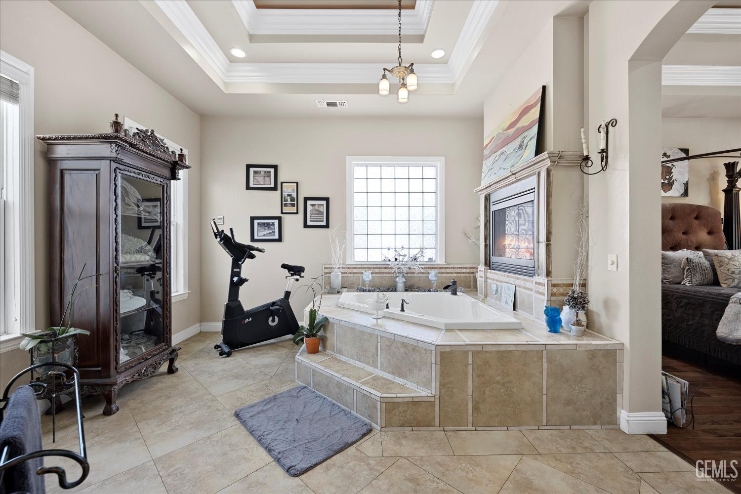 Undisclosed Address Caliente, CA 93518 - Photo 47 of 73 a living room with furniture a flat screen tv and a window