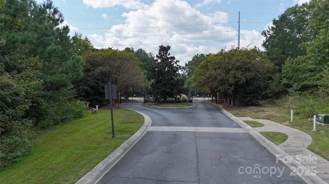 a view of outdoor space with garden