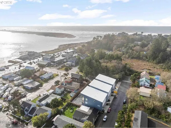 an aerial view of a city with lots of residential buildings