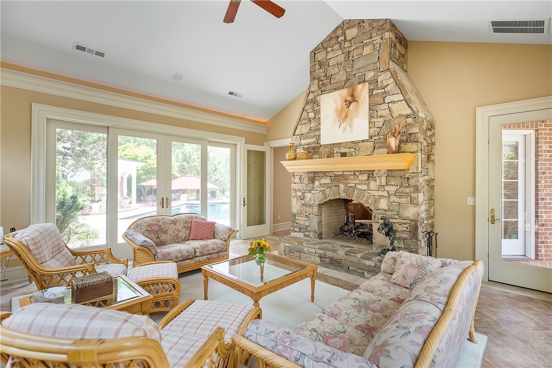 1617 Hook Road Honea Path, SC 29654 - Photo 21 of 50 Sunroom with Hunter Douglas remote honeycomb shade