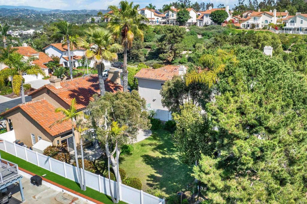 3761 Hillview Way Oceanside, CA 92056 - Photo 71 of 75 an aerial view of residential house with outdoor space and trees all around