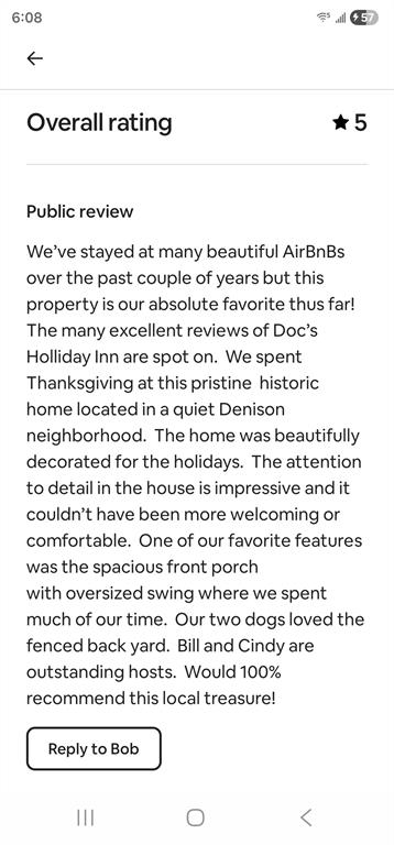 1111 West Main Street Denison, TX 75020 - Photo 20 of 36 One of many 5 star reviews