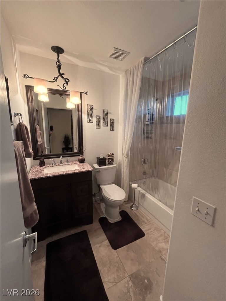 11021 Rackhurst Avenue Las Vegas, NV 89134 - Photo 32 of 53 Second Bath with Tub/Shower combo & designer lighting