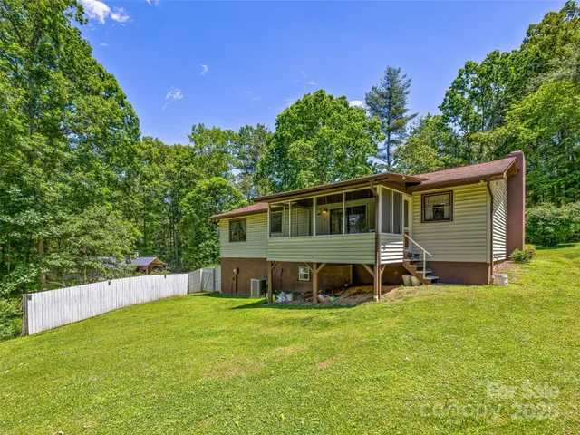 a house view with a outdoor space
