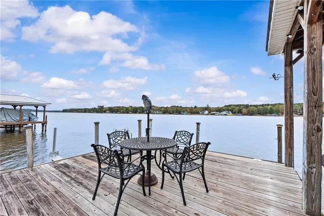 a view of a roof deck