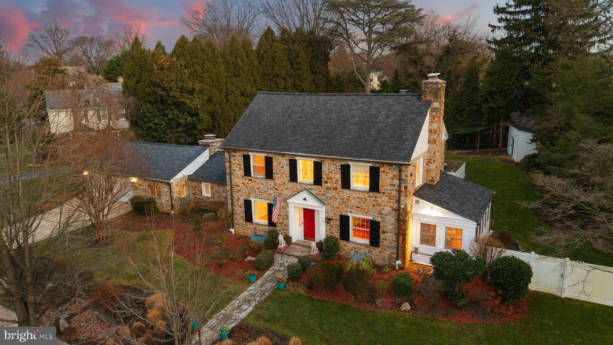 front view of house with a yard