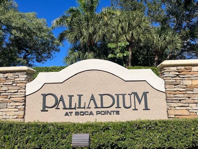 6305 Via Palladium Boca Raton, FL 33433 - Photo 55 of 87 Palladium sign