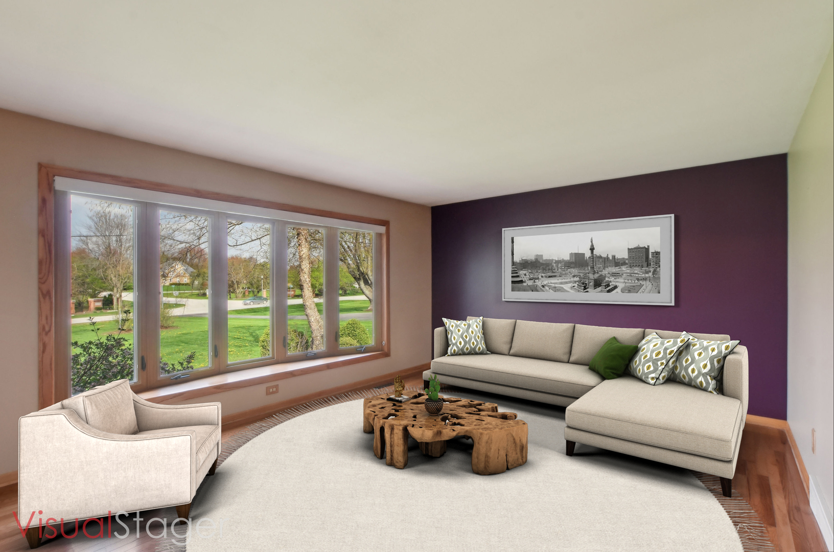 7N401 Stevens Road St. Charles, IL 60175 - Photo 5 of 33 a living room with furniture and a large window with outer view