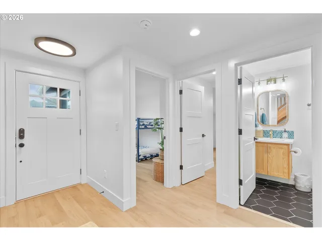 a view interior of the house and wooden floor