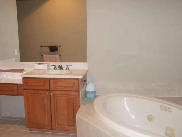 a bathroom with a sink and a bathtub