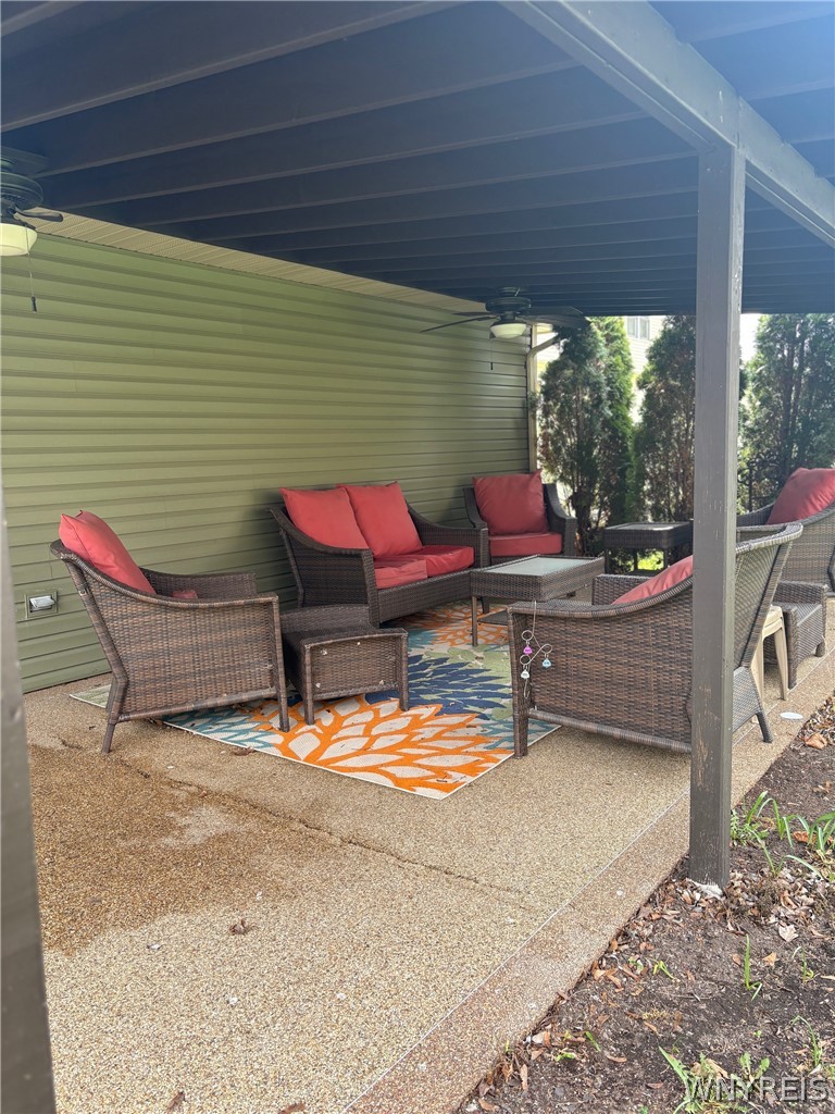 8421 Forest Road Royalton, NY 14067 - Photo 21 of 35 Cozy & Private Covered Sitting Area