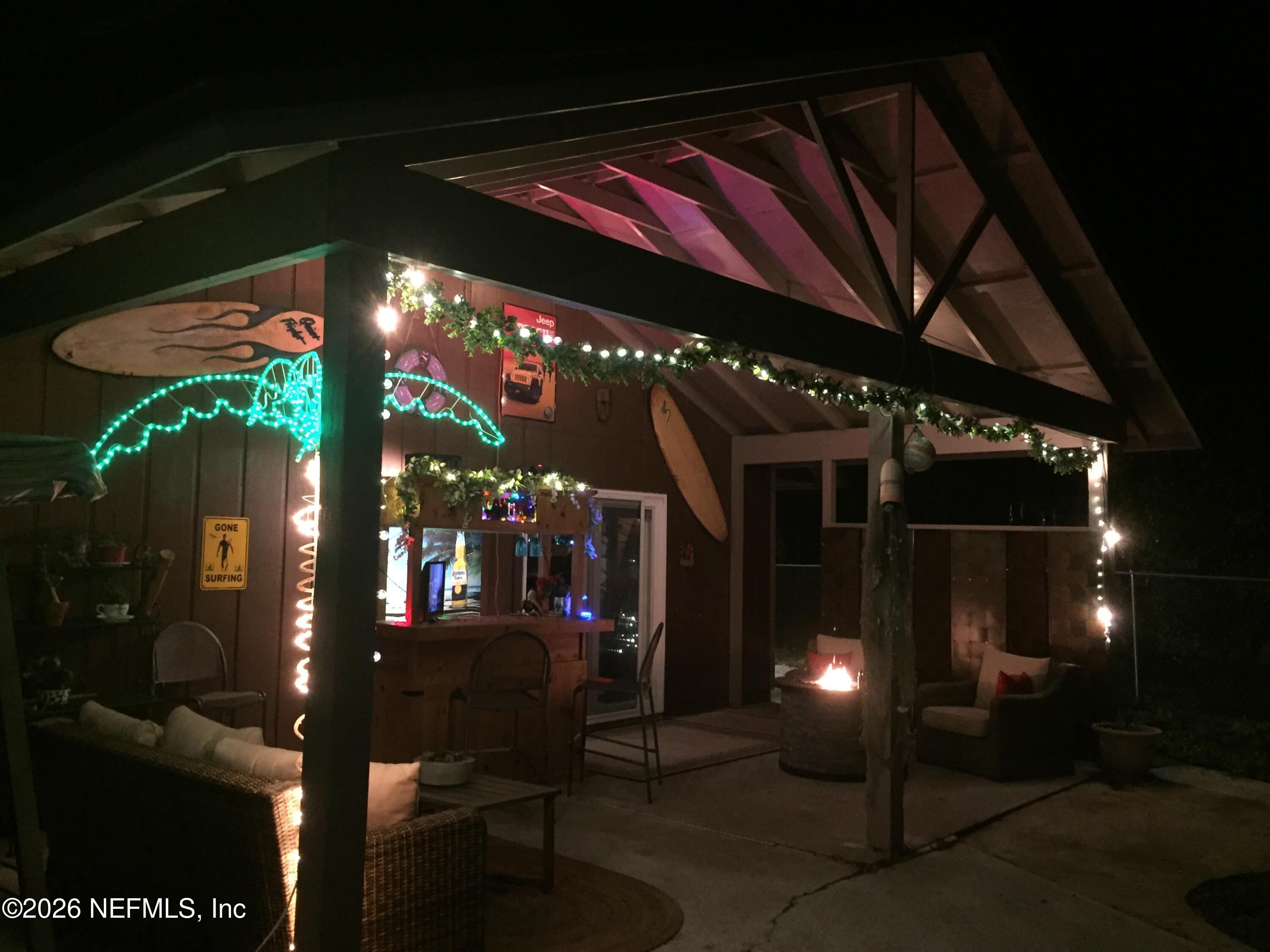1131 Cactus Cut Road Middleburg, FL 32068 - Photo 24 of 25 Pool Area Night Time 2
