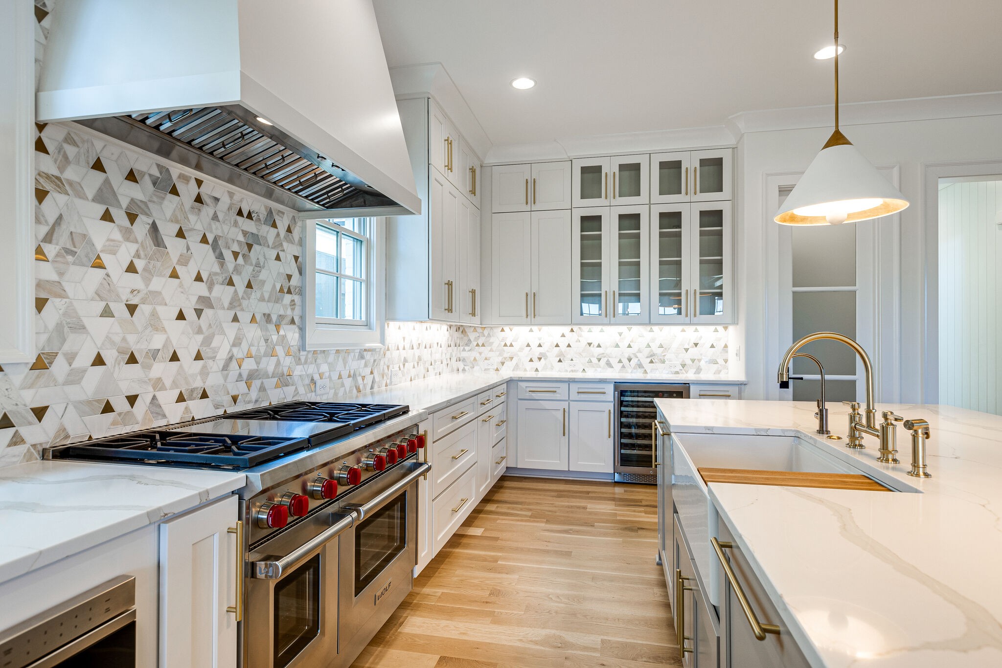 2025 Kathryn Avenue Franklin, TN 37064 - Photo 23 of 69 a kitchen with stainless steel appliances granite countertop a sink stove and cabinets