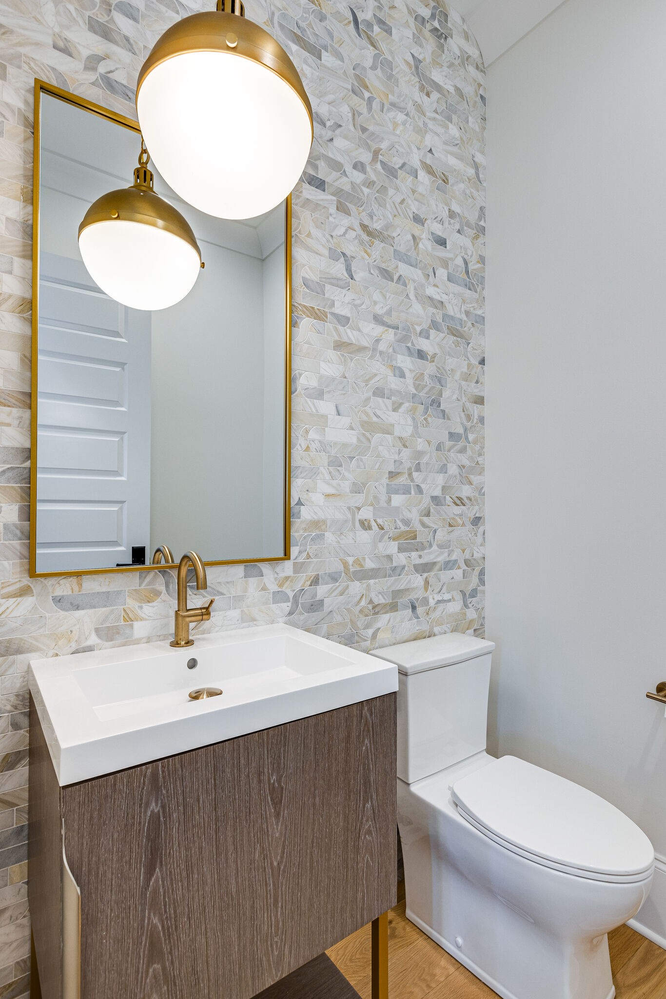 2025 Kathryn Avenue Franklin, TN 37064 - Photo 41 of 69 a bathroom with a sink mirror and toilet