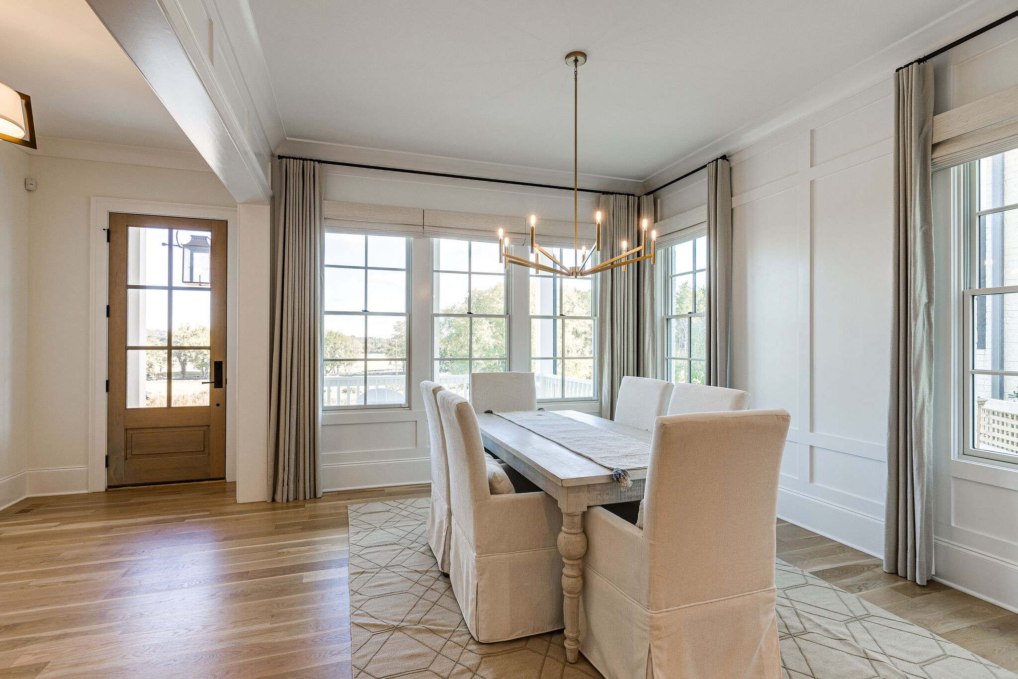 2025 Kathryn Avenue Franklin, TN 37064 - Photo 8 of 69 a view of a dining room with furniture window and wooden floor