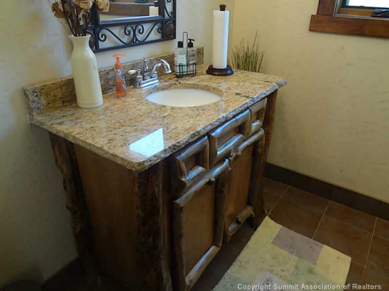 6895 Montezuma Road Dillon, CO 80435 - Photo 10 of 21 Bathroom. Fun powder room