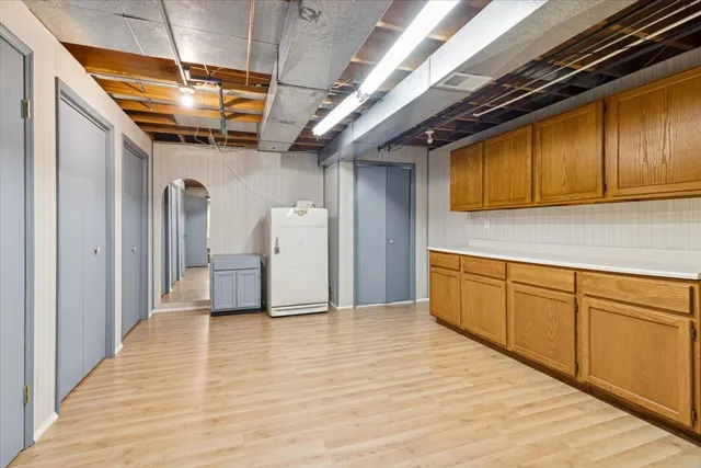 a view of a storage & utility room