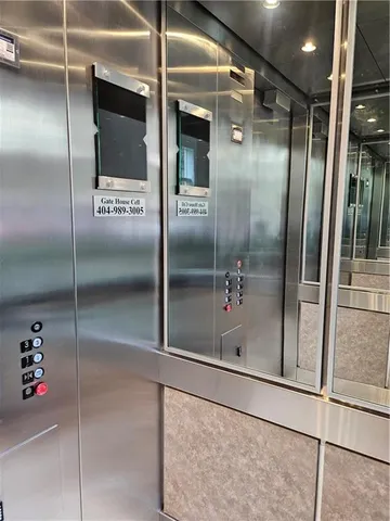 a view of a refrigerator in kitchen