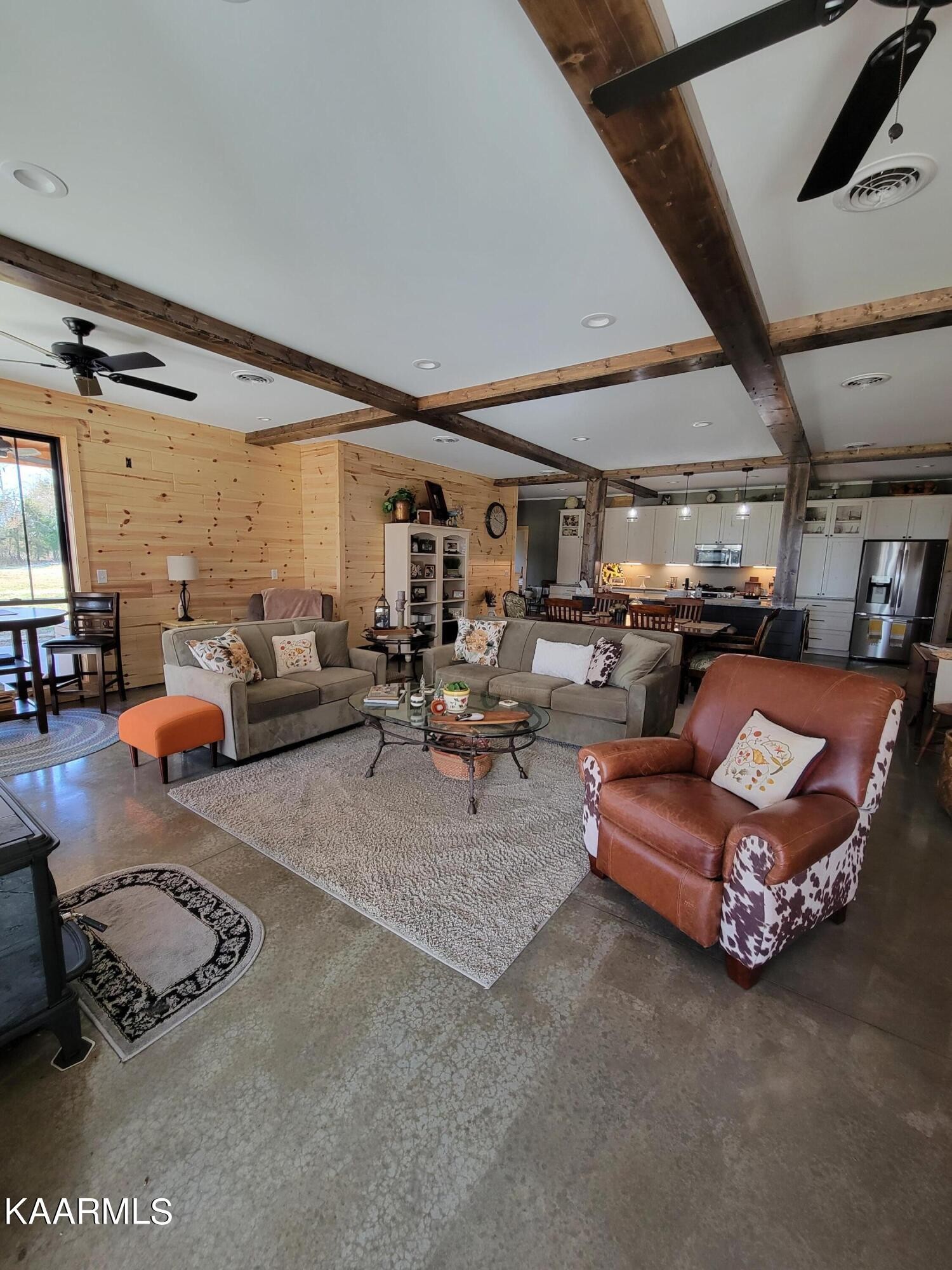 4740 Owl Hole Gap Road Rutledge, TN 37861 - Photo 40 of 58 a living room with furniture and a view of kitchen