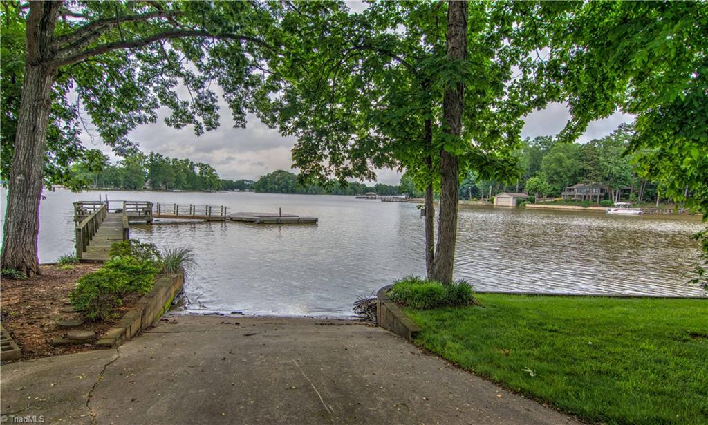1596 Beckner Road Lexington, NC 27292 - Photo 13 of 29 Private concrete boat ramp & block seawall.