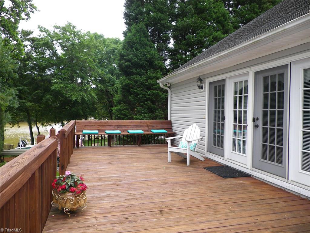 1596 Beckner Road Lexington, NC 27292 - Photo 5 of 29 Large 32x12 deck on lake side is the perfect space to grill & entertain!
