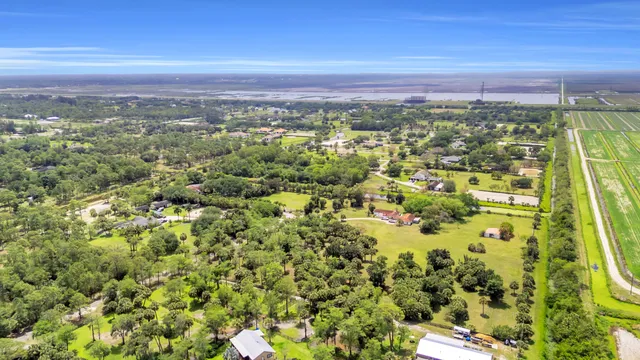 a view of a city with ocean view