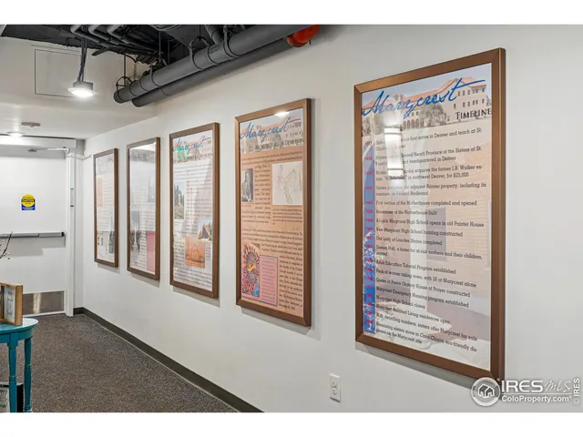 a view of a park with swings