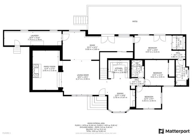 a picture of a floor plan