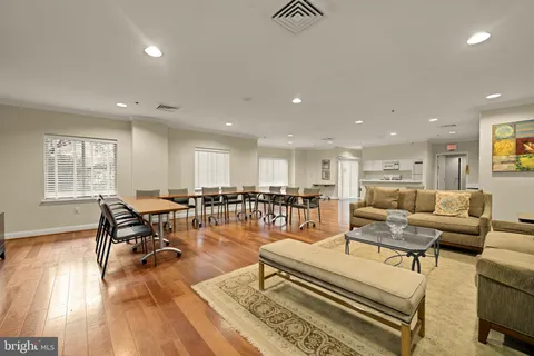 front view of a building with a street