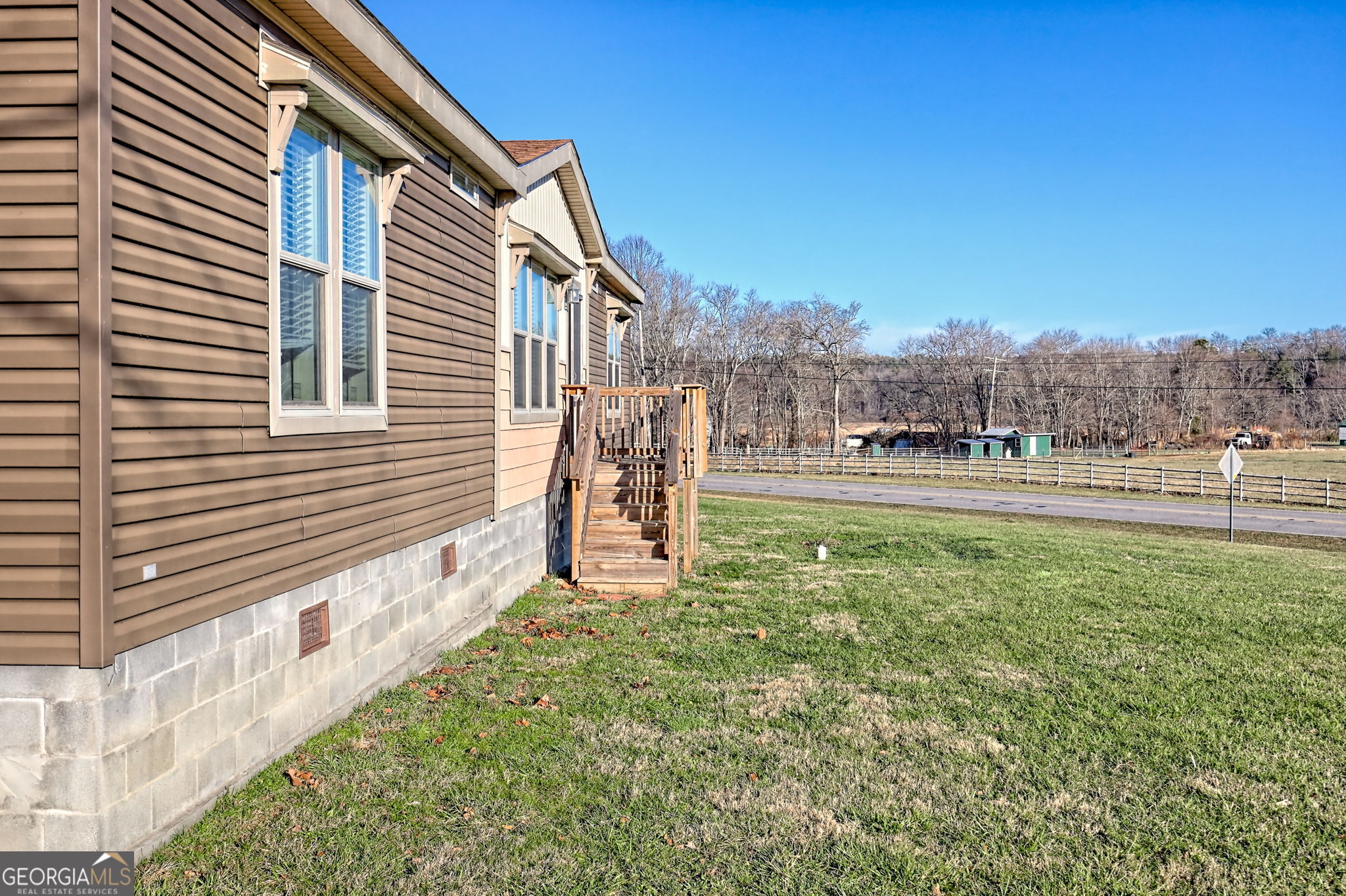 42 Jones Creek Road Blairsville, GA 30512 - Photo 16 of 56 a house view with a garden space