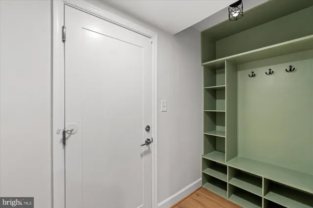a view of room with walk in closet