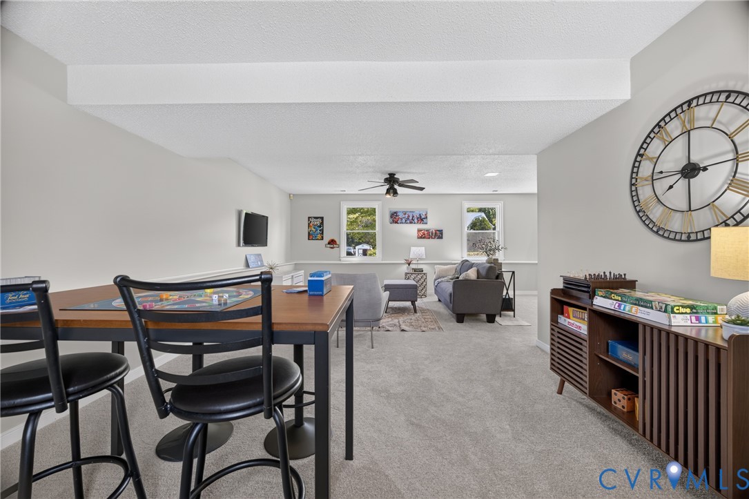 1559 Tree Ridge Road Henrico, VA 23231 - Photo 28 of 40 Carpeted lower-level living area featuring recesse