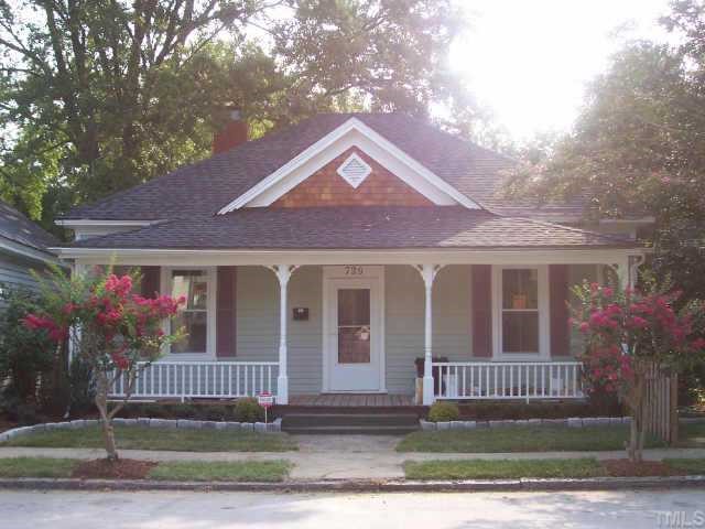 Classic bungalow style with large front porch.