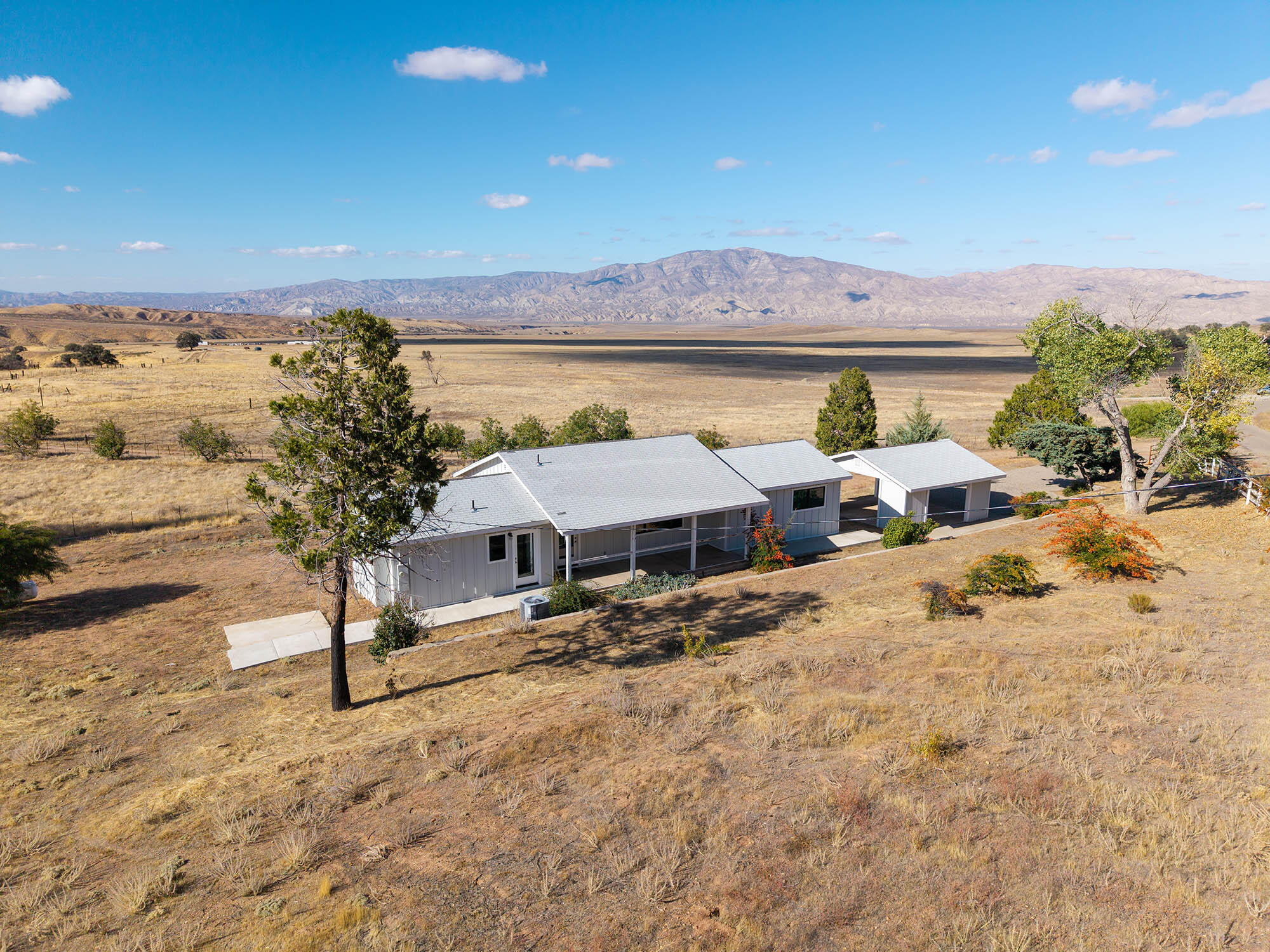 2170 Aliso Park Road New Cuyama, CA 93254 - Photo 10 of 71 Aerial house north - 2170 Aliso Park Rd