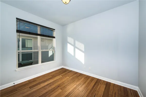 a view of wooden floor