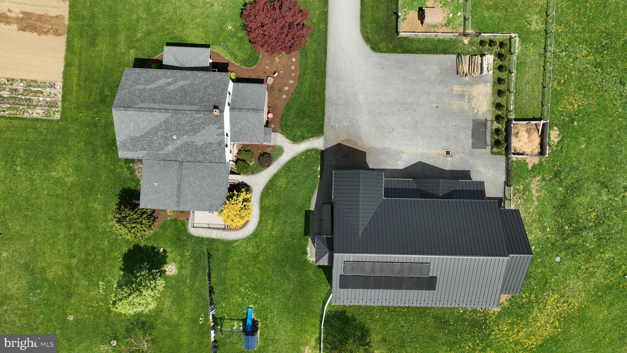 480 Jacobs Road Narvon, PA 17555 - Photo 90 of 90 an aerial view of a house with a swimming pool