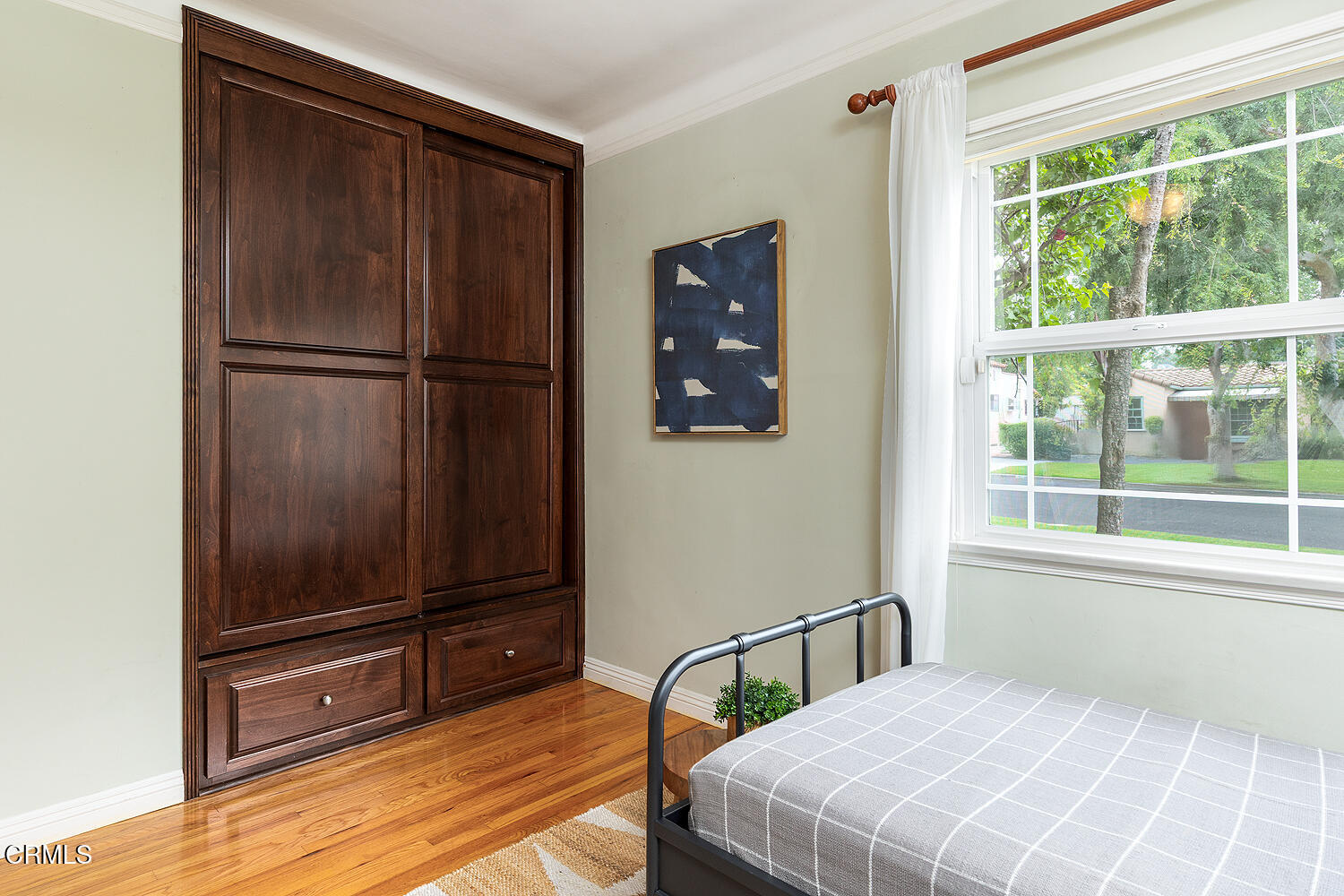 2250 Cooley Place Pasadena, CA 91104 - Photo 20 of 31 a bedroom with a bed window and a closet