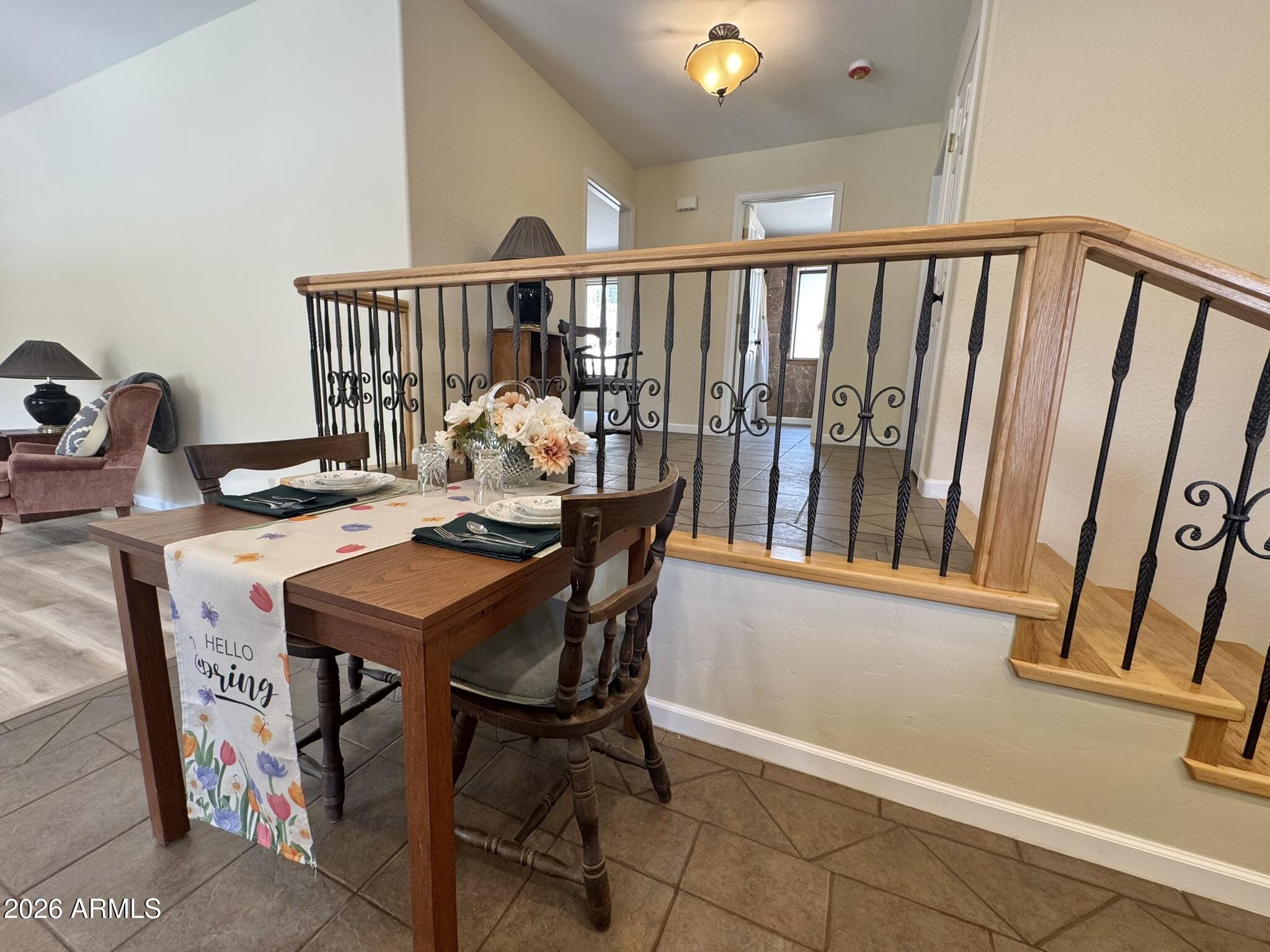 18168 Spoon Road Kirkland, AZ 86332 - Photo 28 of 59 a view of a balcony dining area
