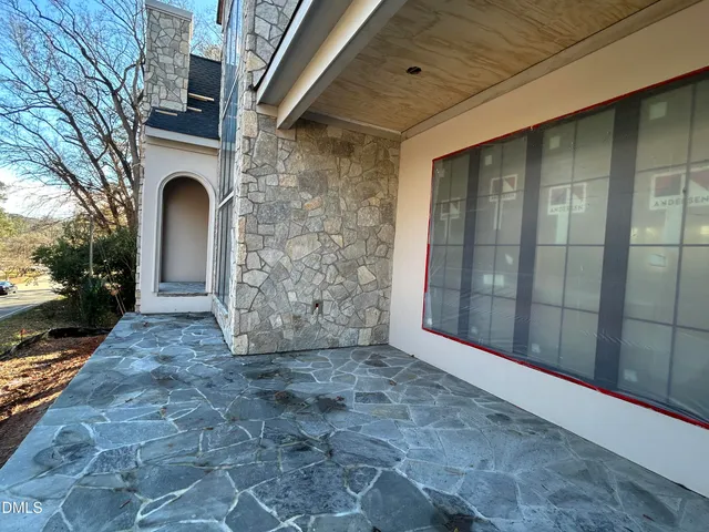 a view of an entryway with staircase