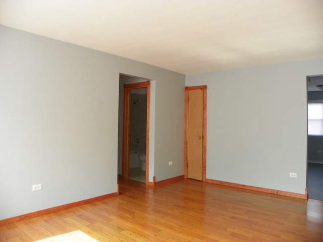 10108 South Pulaski Road, Unit 1S Oak Lawn, IL 60453 - Photo 2 of 8 an empty room with wooden floor and closet