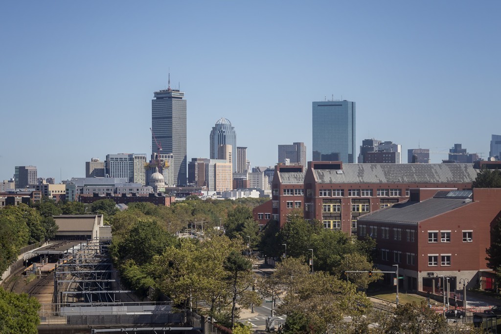 166 Terrace Street, Unit 401 Boston, MA 02120 - Photo 17 of 19 a view of a city with tall buildings