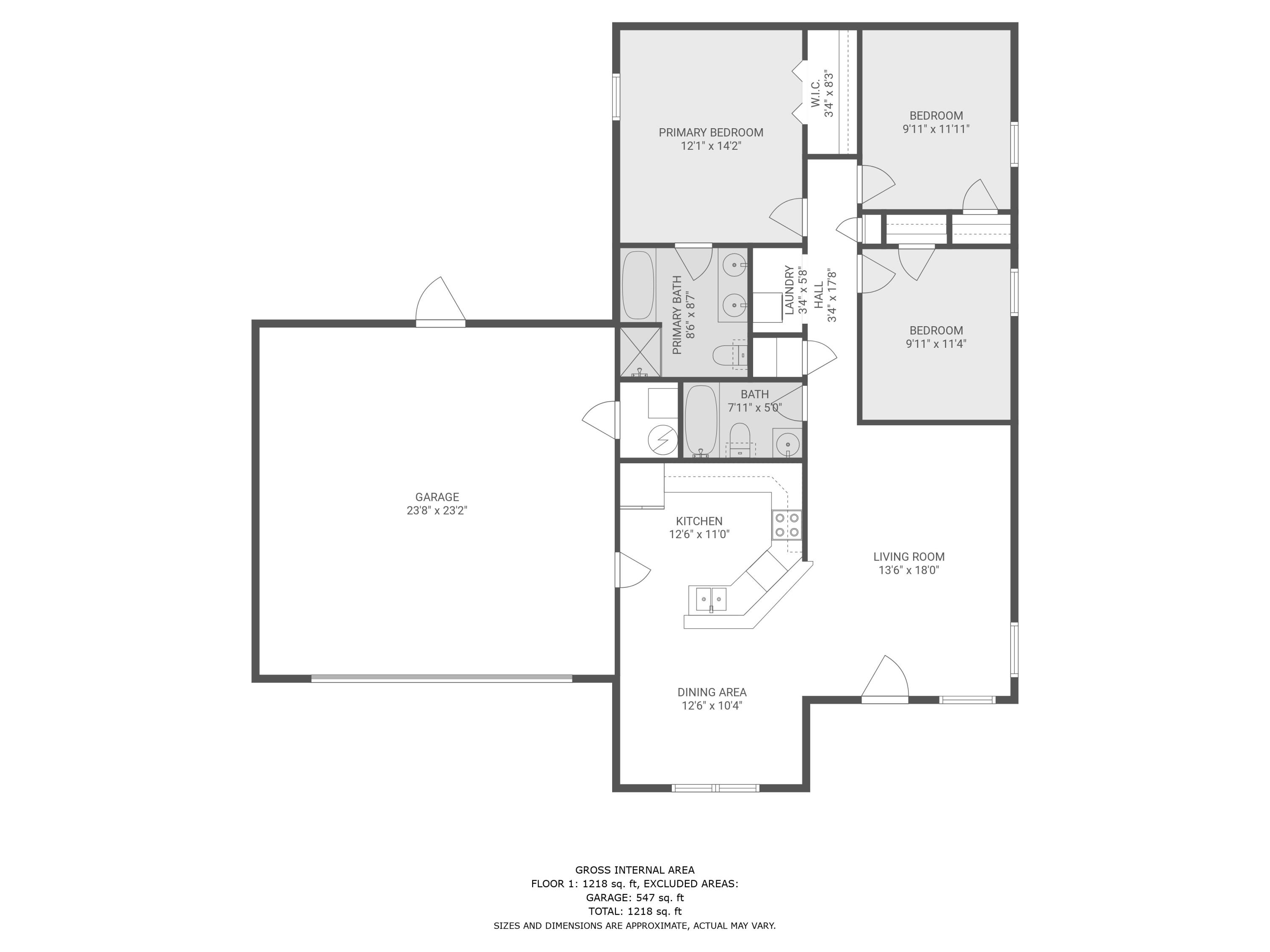 410 East Renoir Road DeFuniak Springs, FL 32433 - Photo 40 of 40 1-Floorplan #1