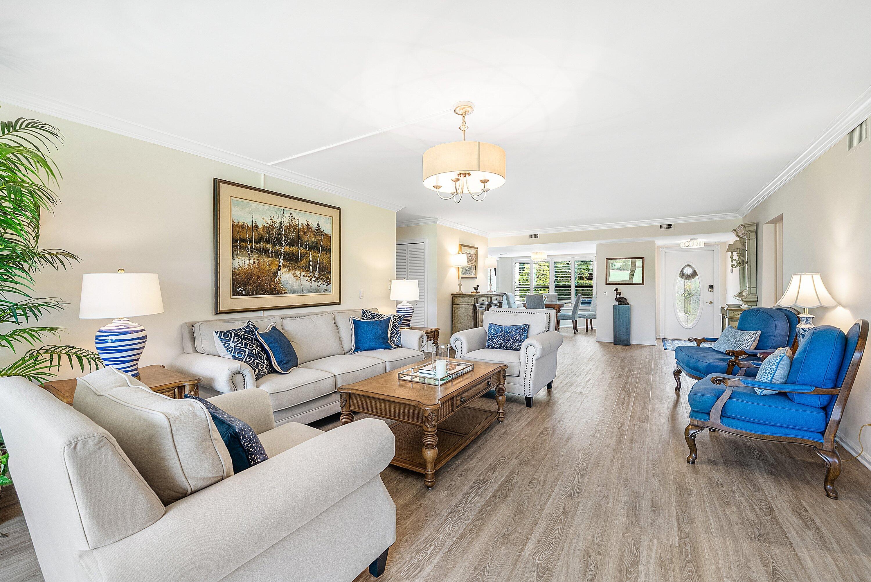 10103 Quail Covey Road, Unit HIBISCUS N Boynton Beach, FL 33436 - Photo 3 of 55 Living room