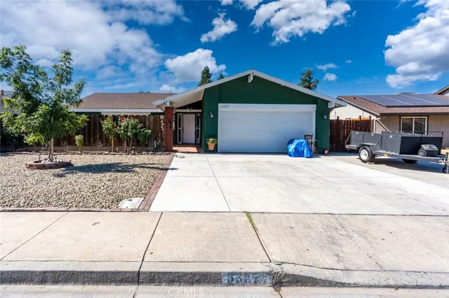 a view of a house with a patio