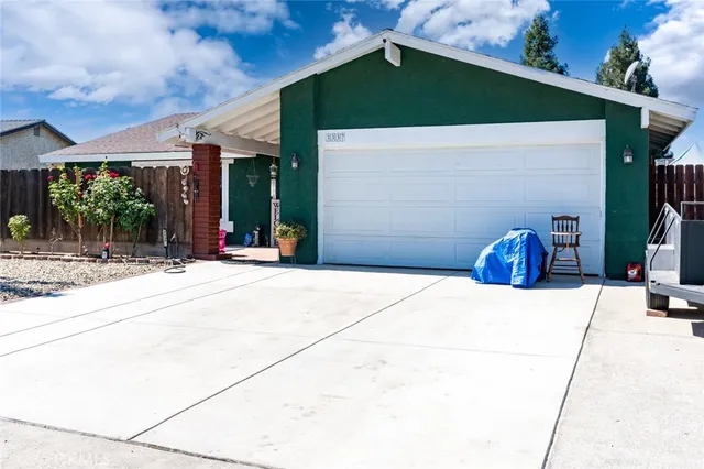a backyard of a house
