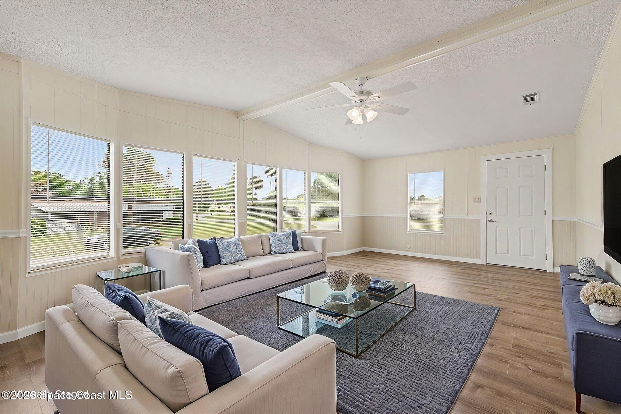 604 Breezeway Drive Cocoa, FL 32926 - Photo 3 of 26 Family Room with natural light