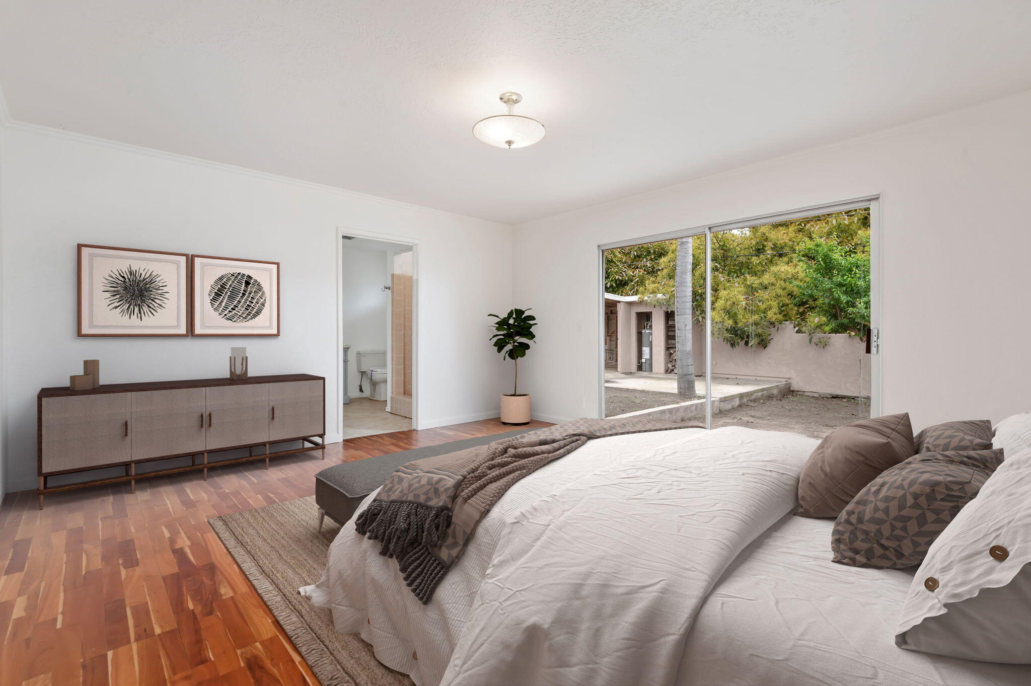 5002 Foothill Road Carpinteria, CA 93013 - Photo 4 of 32 Primary Bedroom (virtual stage)