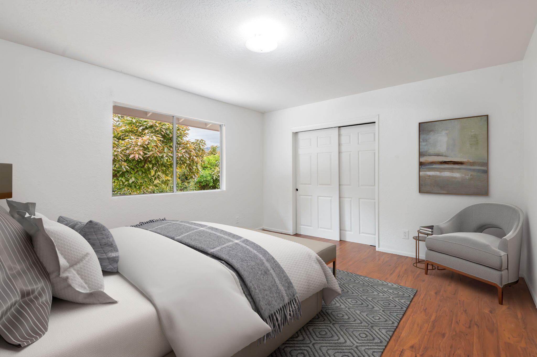 5002 Foothill Road Carpinteria, CA 93013 - Photo 8 of 32 Bedroom 3 (virtual stage)