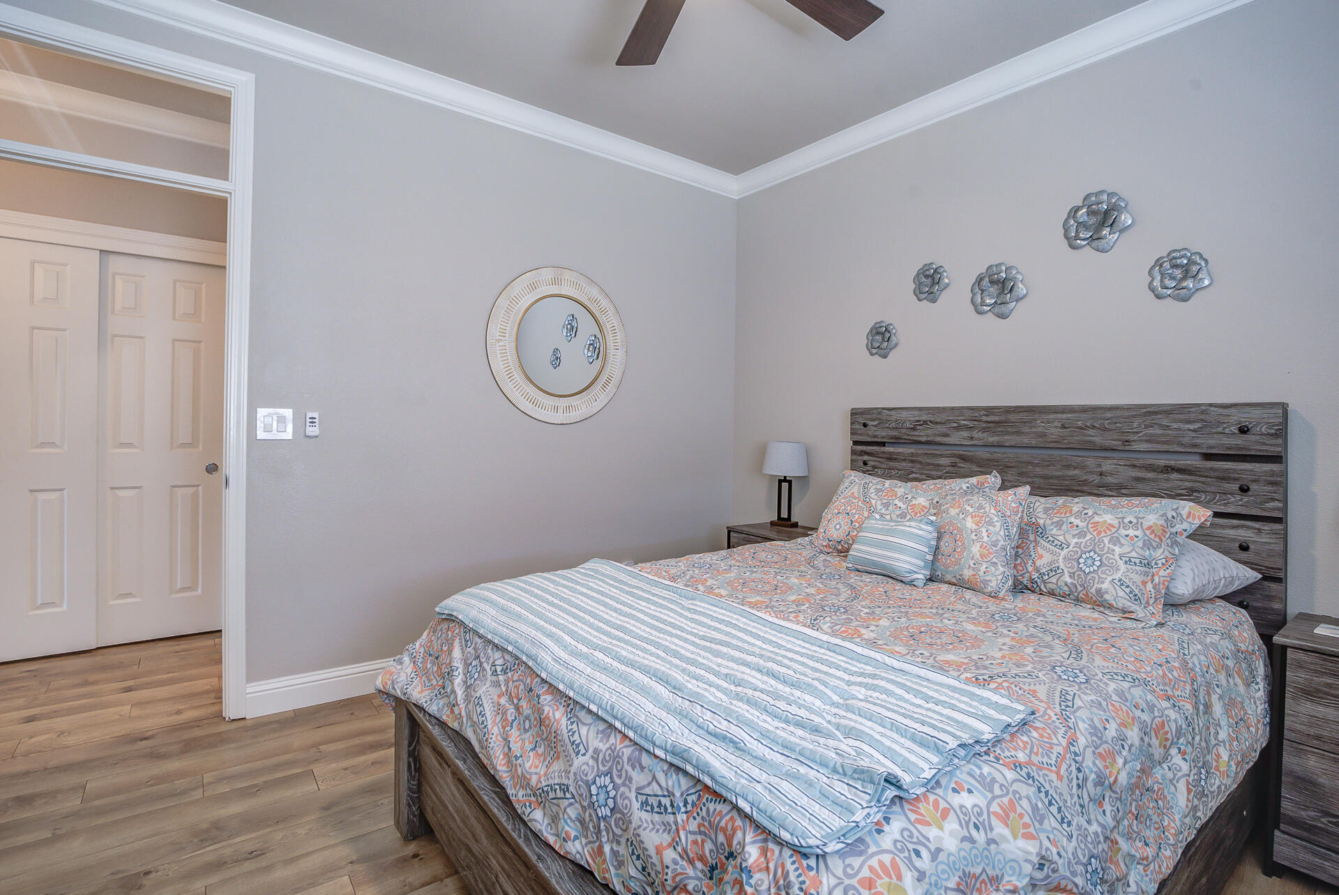 4090 Cambria Drive Redding, CA 96002 - Photo 27 of 48 a bedroom with a bed and a window